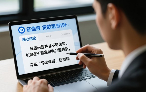 银行贷款征信有问题怎样处理