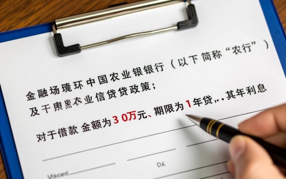 农行贷款30万一年多少利息