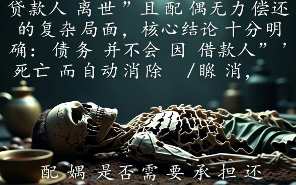 贷款人去世配偶无力偿还怎么办