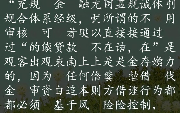 不用审核可以直接通过的贷款是真的吗