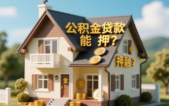 纯公积金贷款的房子能抵押吗