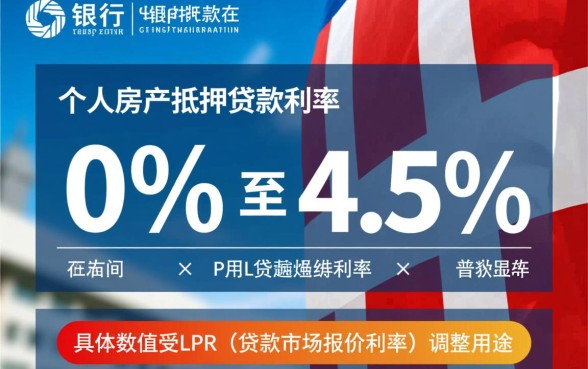 个人房产抵押贷款利率是多少