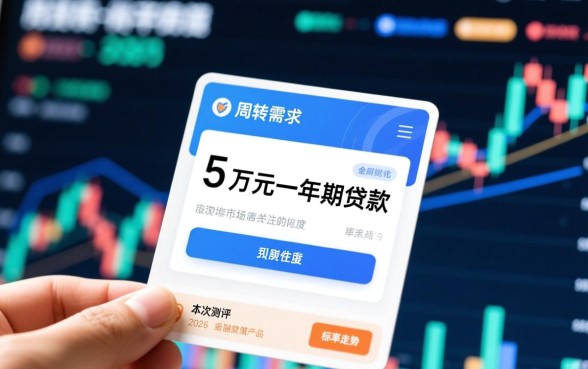 银行贷款5万元一年利息多少