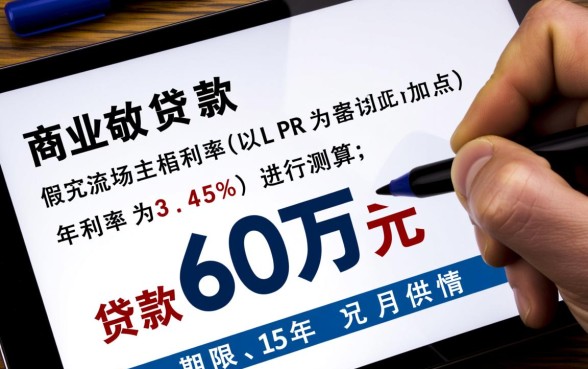 贷款60万15年每月还多少