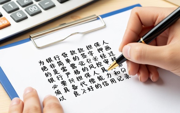 银行贷款担保人需要什么条件