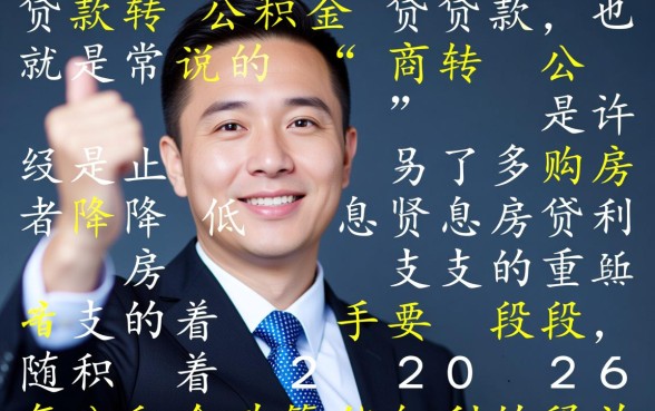 商业贷款如何转为公积金贷款