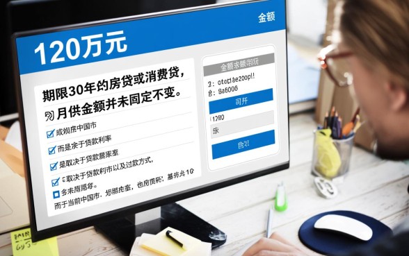 120万贷款30年月供多少