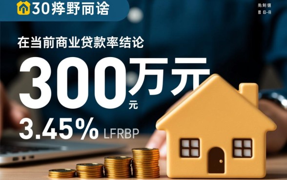 贷款300万30年月供多少