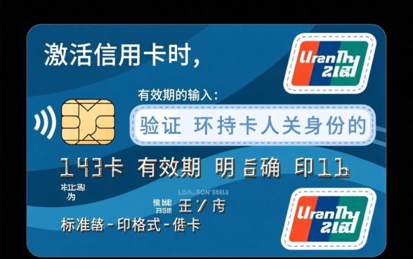 激活信用卡有效期怎么输入