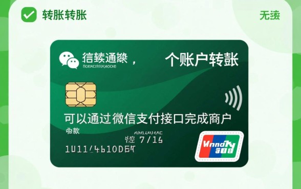 信用卡可以通过微信转账吗