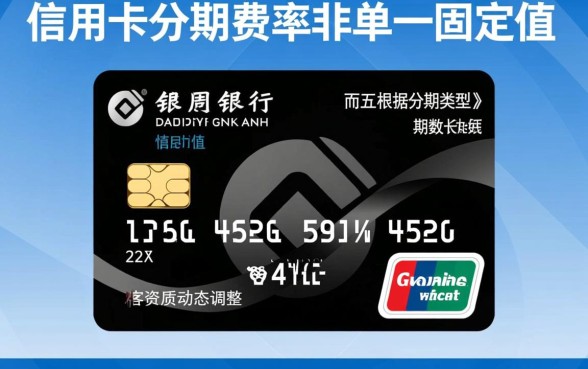 建设银行信用卡分期手续费是多少