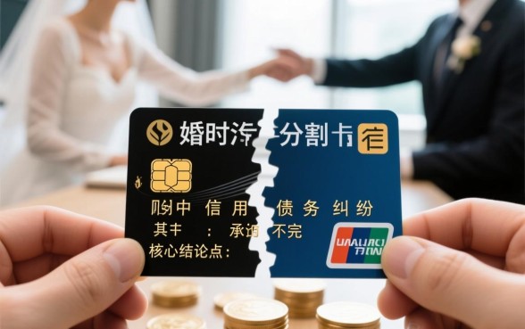 离婚后信用卡债务如何承担