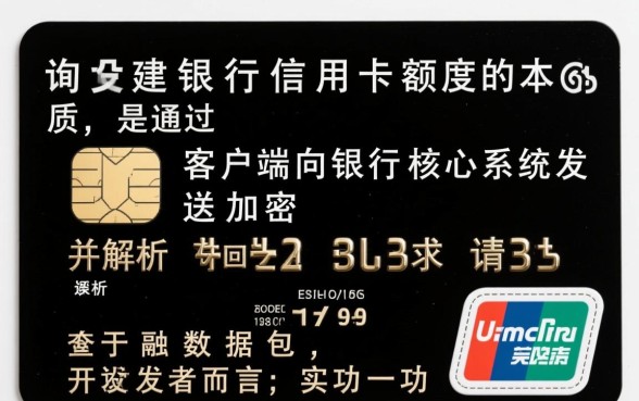 建设银行信用卡怎么查额度
