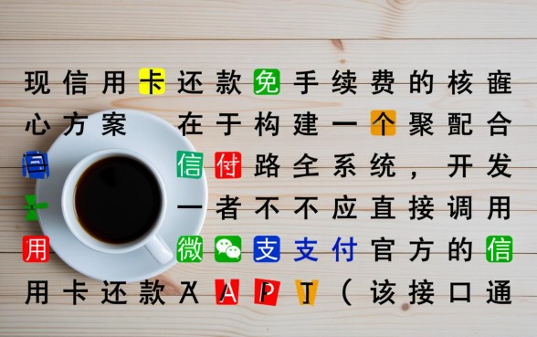 微信还信用卡如何免手续费