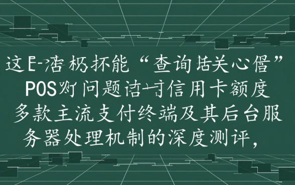POS机怎么查信用卡额度安全吗