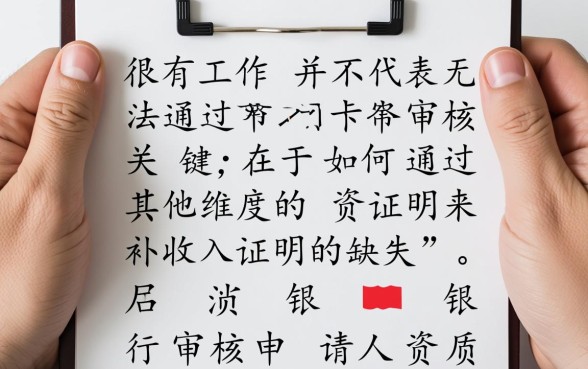 没有工作可以申请信用卡吗