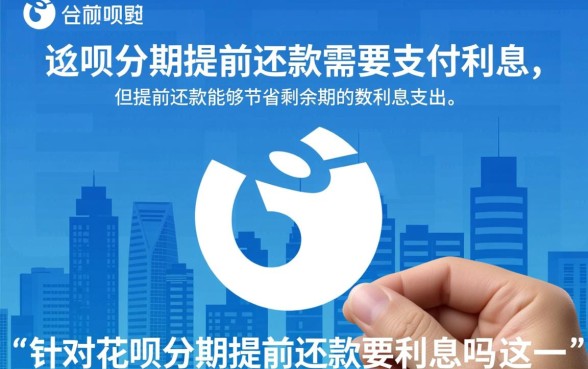 花呗分期提前还款要利息吗
