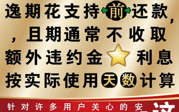 安逸花分期可以提前还款吗