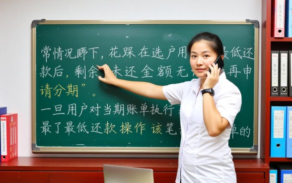 花呗最低还款后还能分期吗
