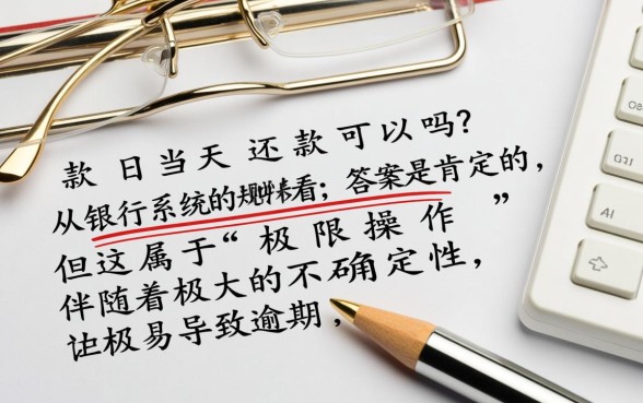 最后还款日当天还款可以吗
