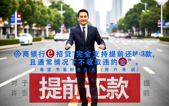 招行e招贷可以提前还款吗