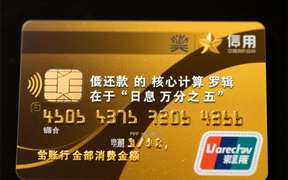 信用卡最低还款利息怎么算