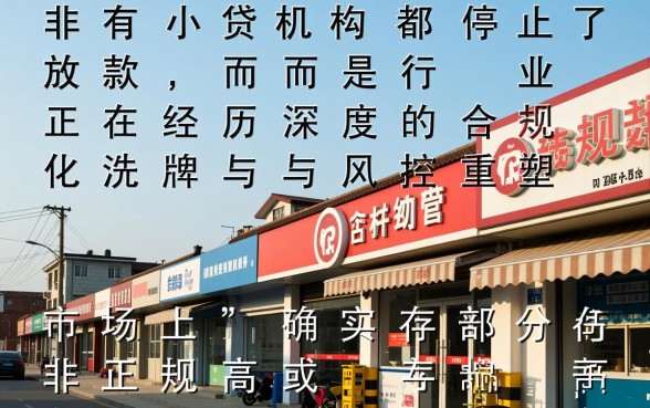 现在小贷是不是都不放款了