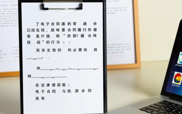 电子合同没放款有法律效力吗