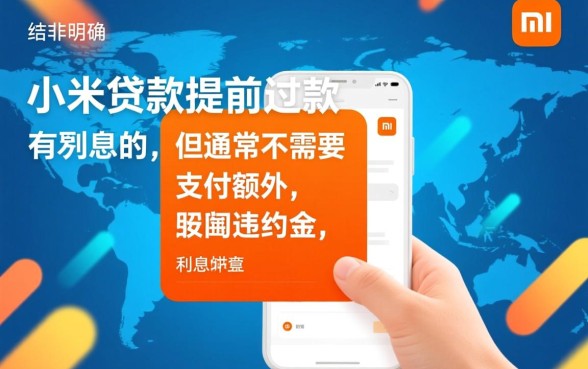 小米贷款提前还款有利息吗