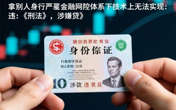 可以拿别人的身份证贷款吗