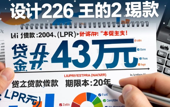 贷款43万20年月供多少