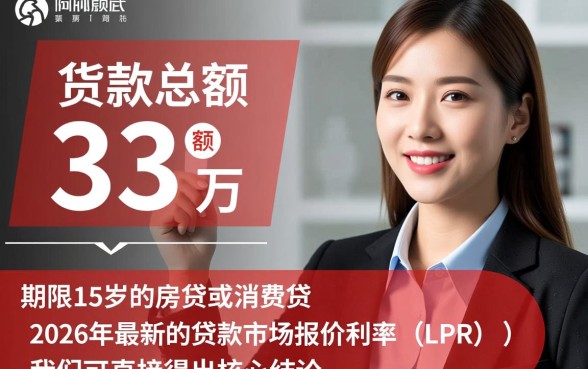 贷款33万15年月供多少