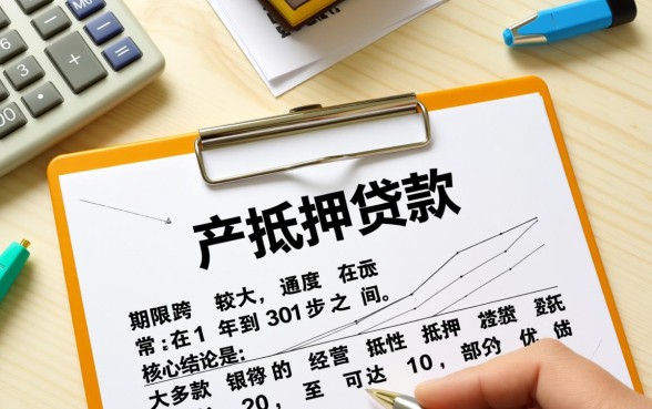 房产抵押贷款可以贷多少年