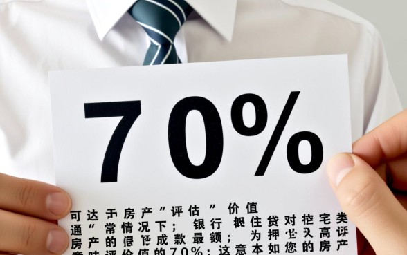 房子抵押给银行能贷款多少