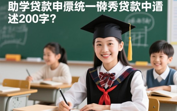申请助学贷款的理由怎么写