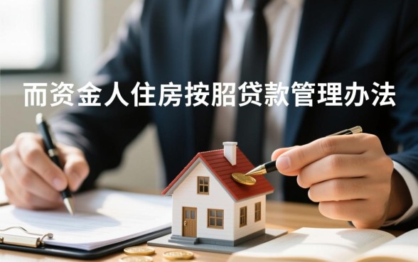 个人住房按揭贷款管理办法有哪些