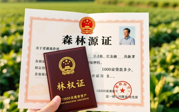 林权证1000亩贷款多少 林权证1000亩贷款多少