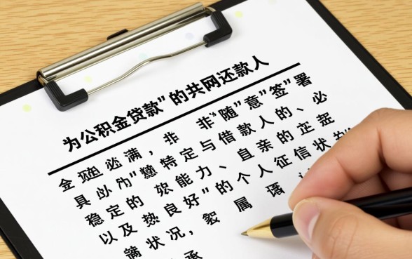 公积金贷款共同还款人需要什么条件