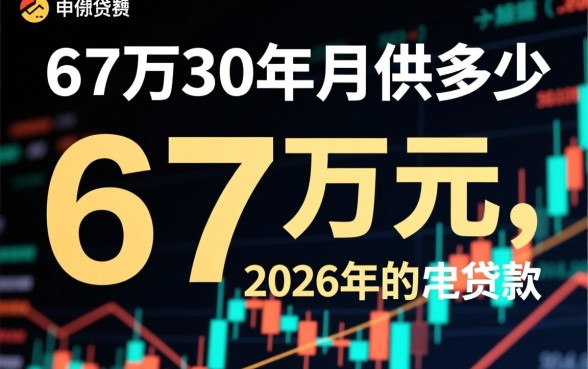 贷款67万30年月供多少