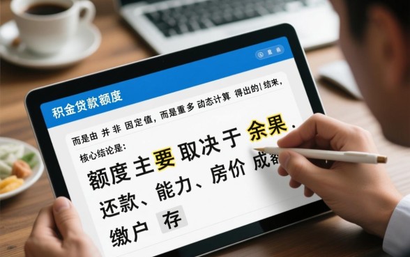 公积金贷款额度与什么有关