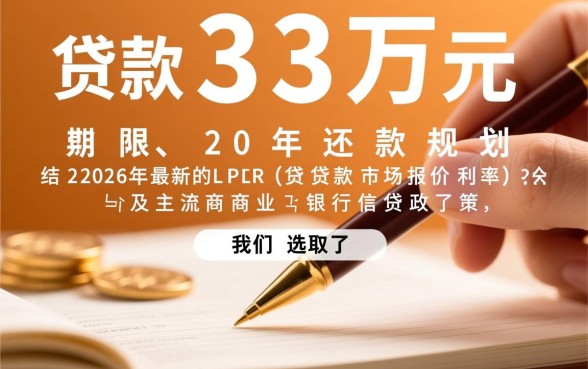 贷款33万20年月供多少