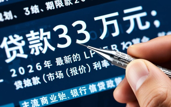 贷款33万20年月供多少