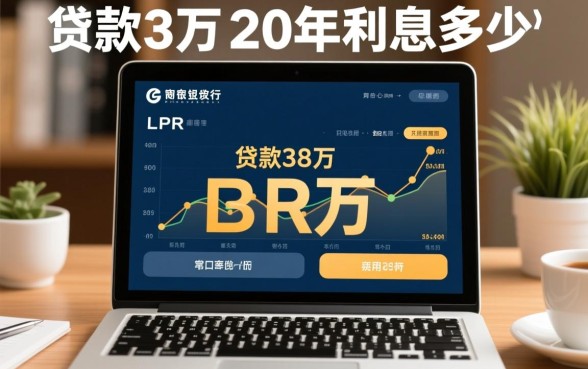 贷款38万20年利息多少