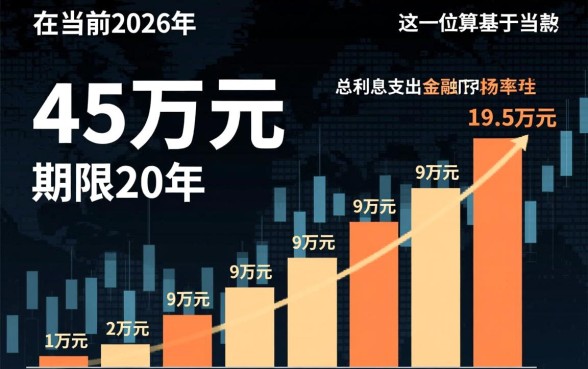 房贷45万20年利息怎么算
