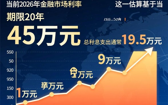 房贷45万20年利息怎么算