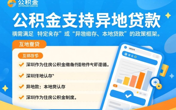 深圳公积金可以异地贷款吗,需要满足哪些条件? 深圳公积金可以异地贷款吗