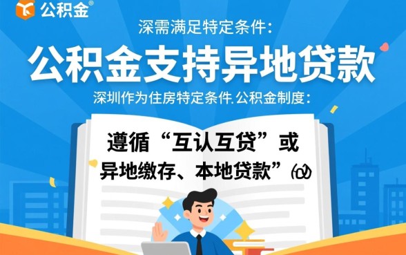 深圳公积金可以异地贷款吗,需要满足哪些条件? 深圳公积金可以异地贷款吗