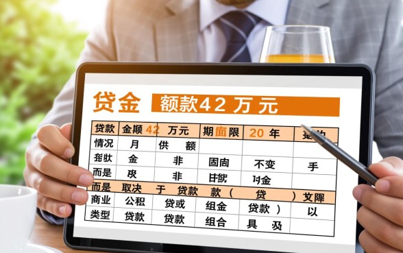 42万贷款20年月供多少
