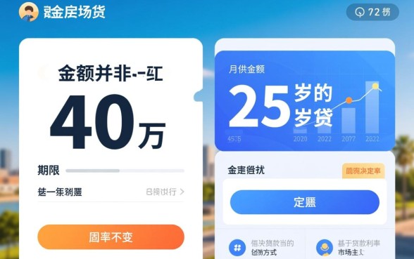 40万贷款25年月供多少