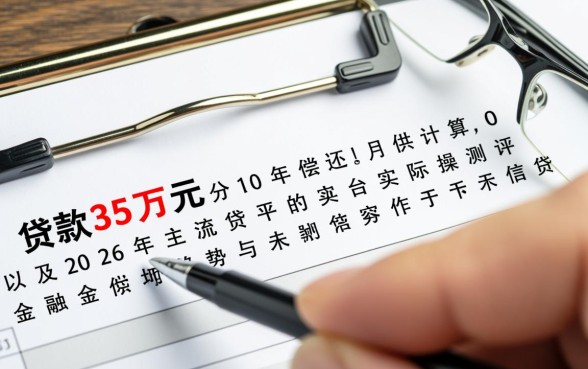贷款35万10年月供多少